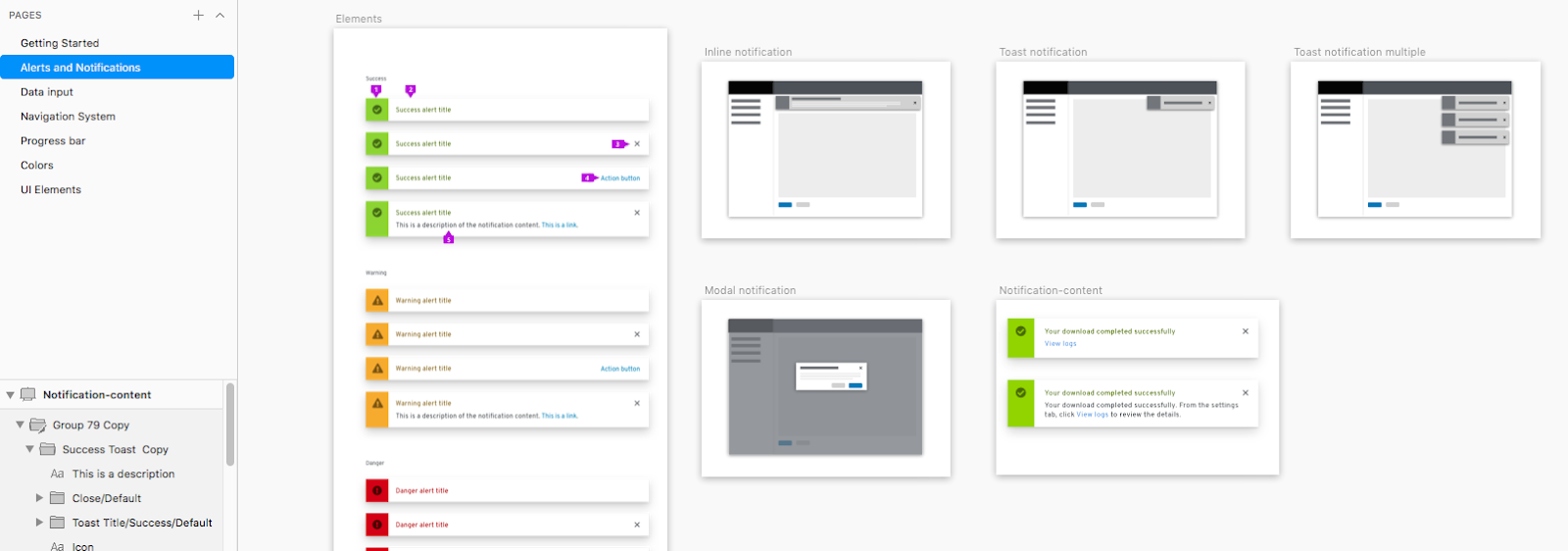 Sketch artboards with corresponding images